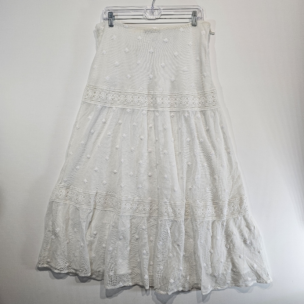 Lauren Ralph Lauren White Long Skirt